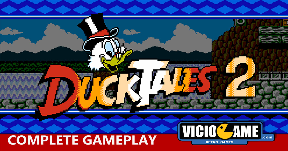 🎮 DuckTales 2 (Nintendo) Complete Gameplay – VICIOGAME
