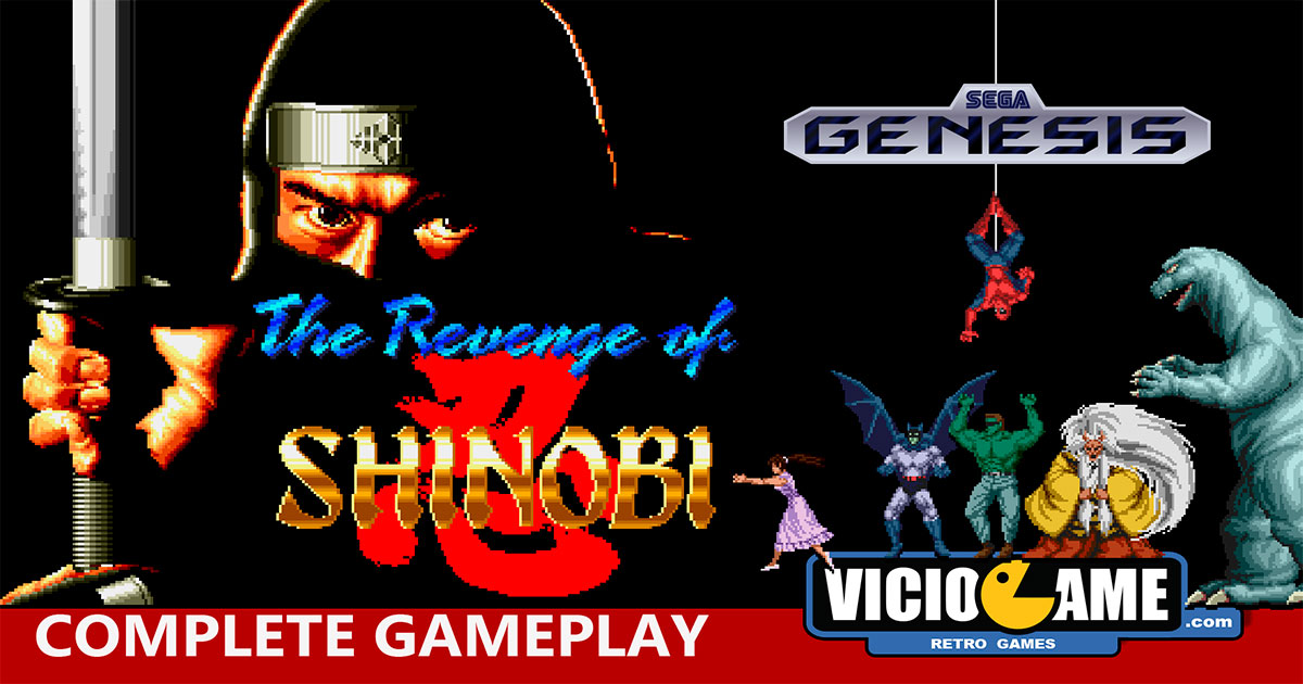 Jeu Megadrive Shinobi - Édition Custom - Comme Neuf - Origine France