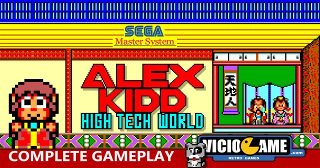 Alex Kidd High Tech World complet Master System Sega Game PAL original CIB