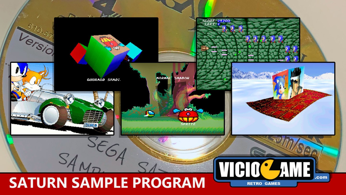 🎮 Sega Saturn Sample Program Ver. 1.00 (1994) – VICIOGAME