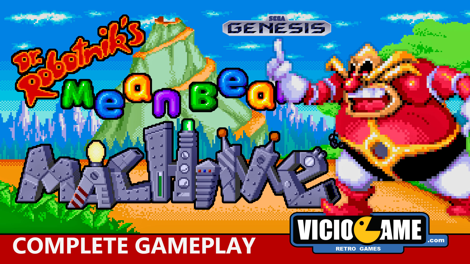 🎮 Dr. Robotnik’s Mean Bean Machine (Mega Drive) Complete Gameplay ...