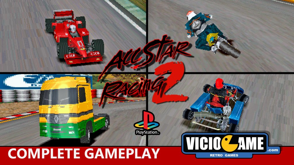 Pass All Stars Racing 🎮 All Star Racing 2 (Playstation) Complete Gameplay – VICIOGAME