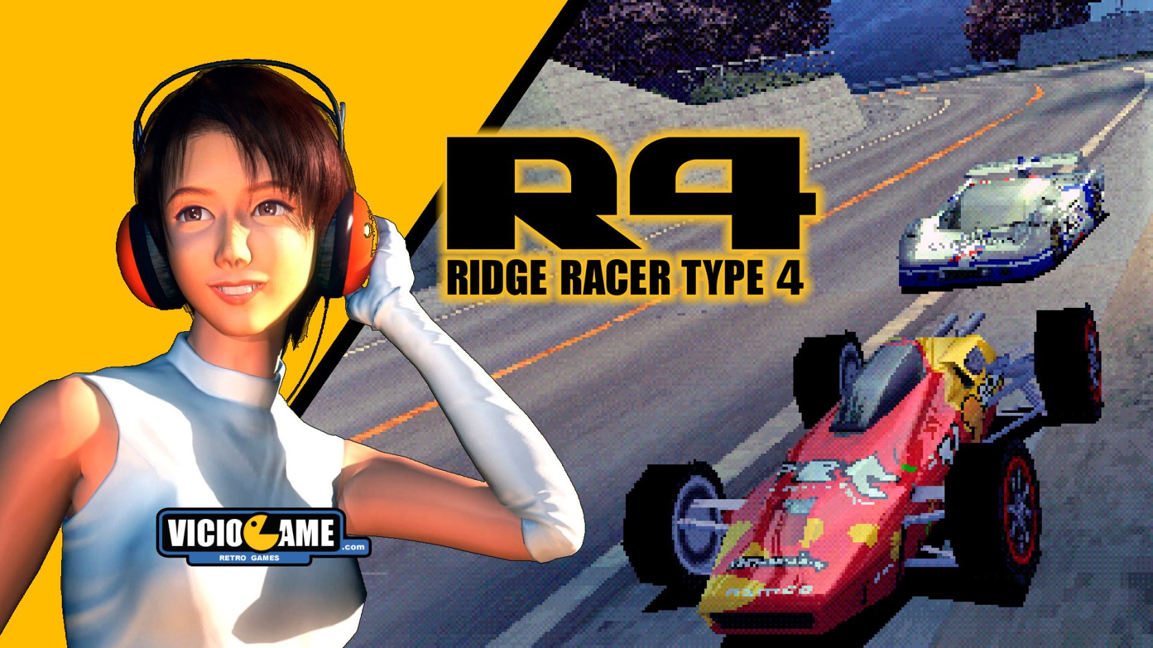 Ridge Racer Type 4 (PlayStation) Complete Gameplay – VICIOGAME